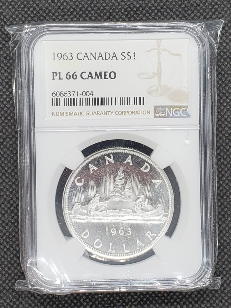 1963 Canada $1 | NGC PL66 CAMEO