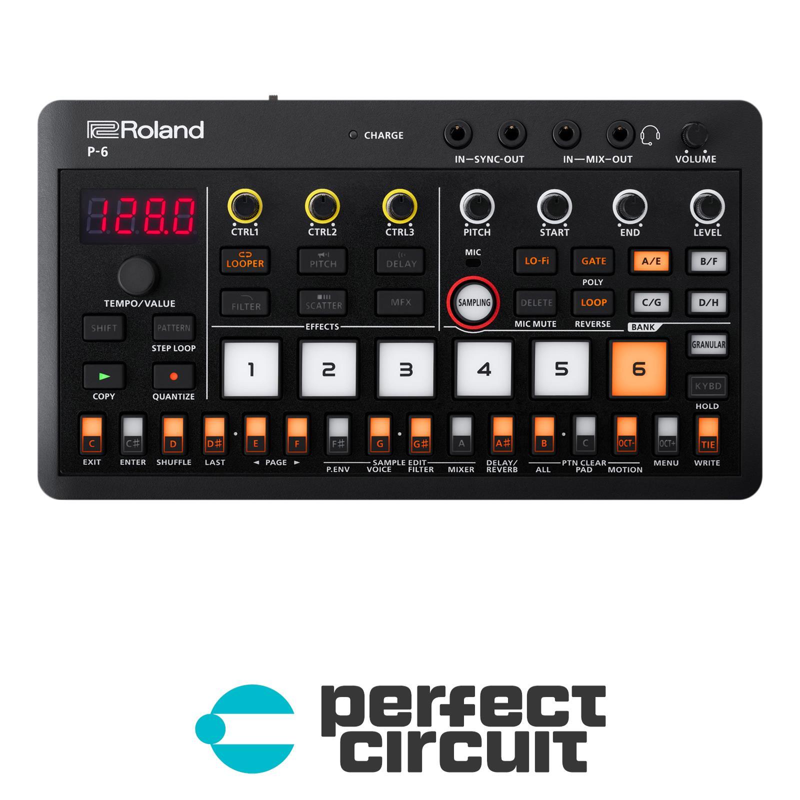 Roland AIRA Compact P-6 Creative SAMPLER - NEW - PERFECT CIRCUIT