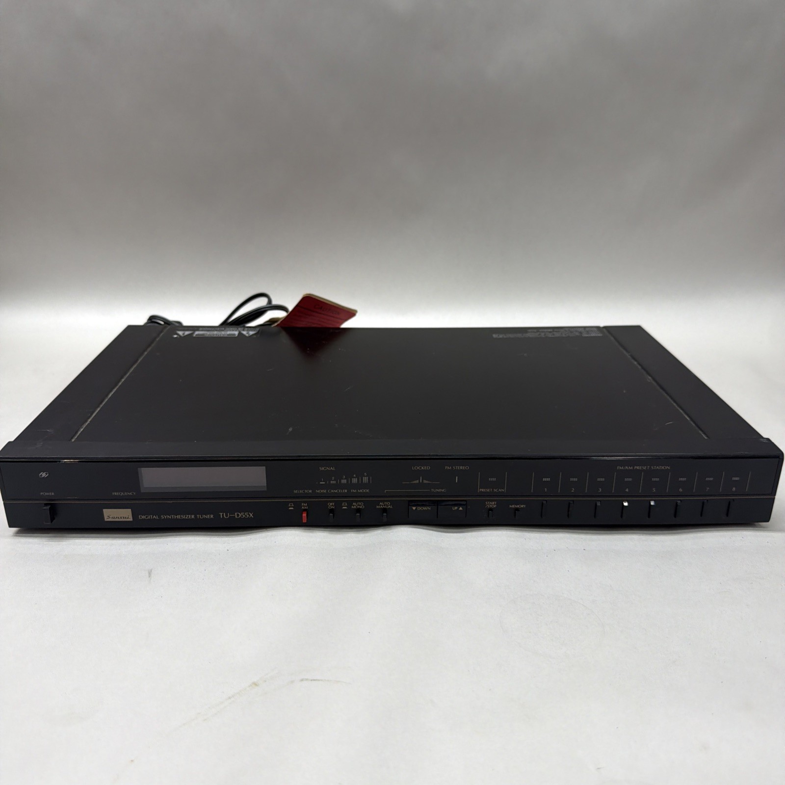 SANSUI TU-D55X Digital Synthesizer Tuner AM/FM Synth Tuner TESTED DJ Tuner