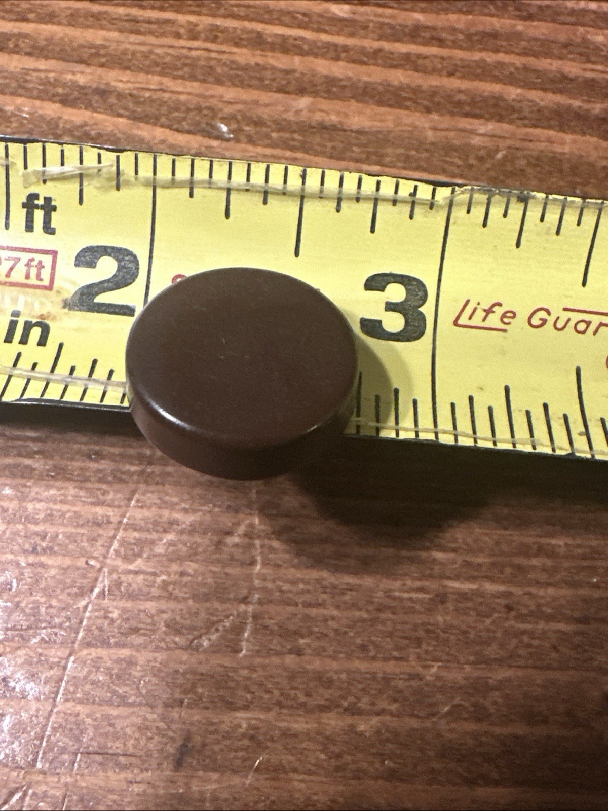 Backgammon Magnetic Travel Size Replacement Brown 3/4" Checker Piece Disk