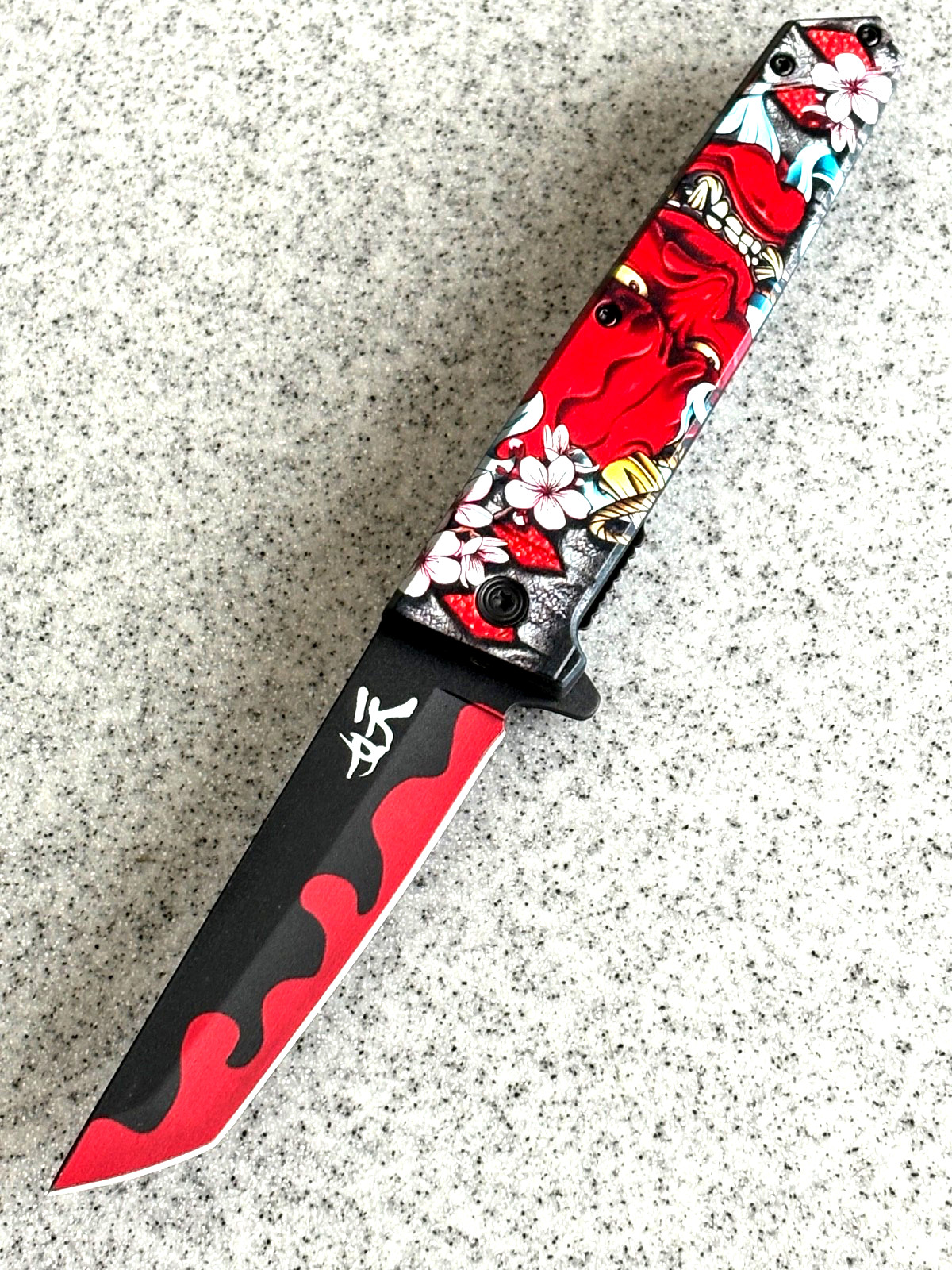 Japanese Anime’ 9” knife Demon Slayer Assist Pocket Knives Tanto NEW IN Box