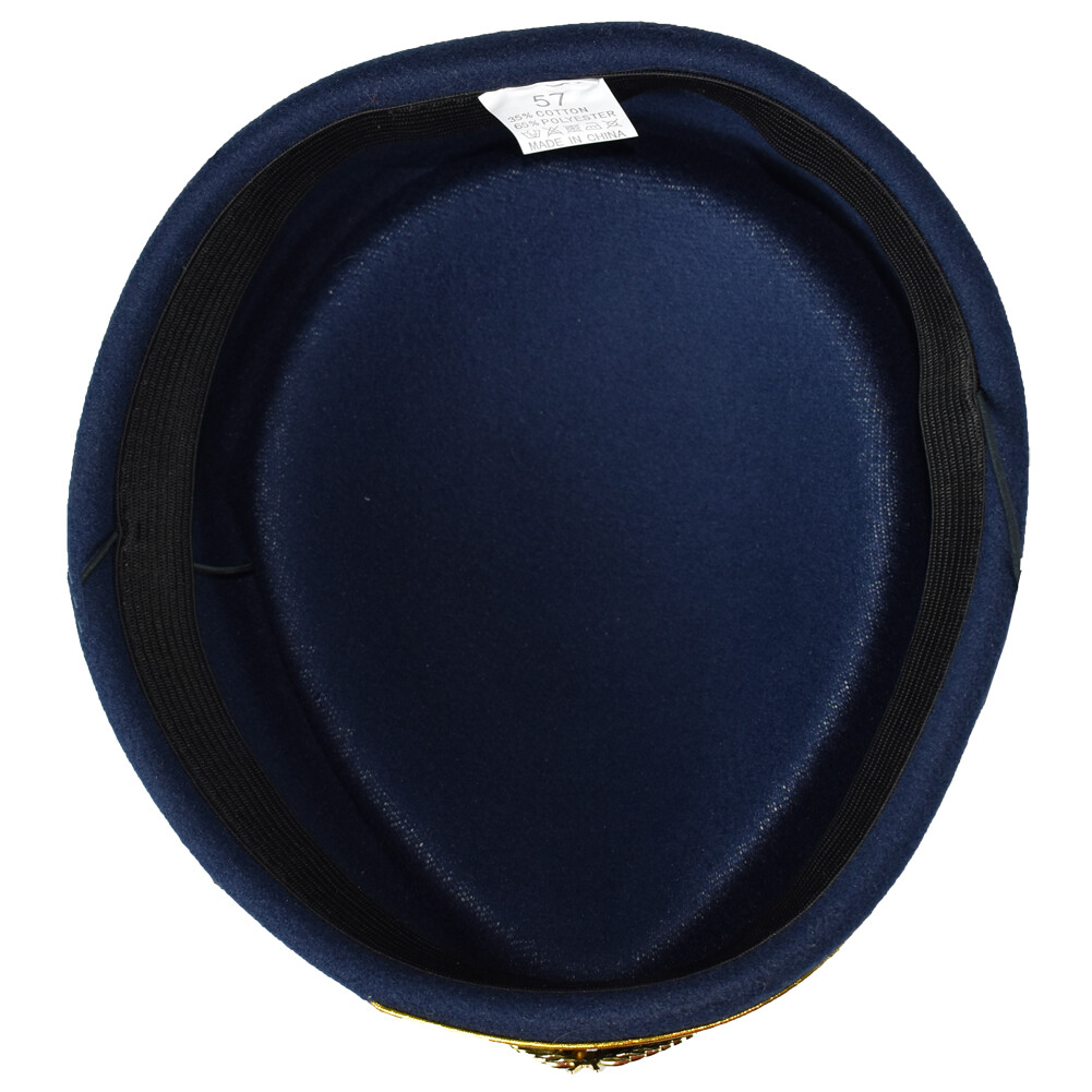Airline Stewardess Flight Attendant Air Hostess Vintage Looking Hat Navy Blue
