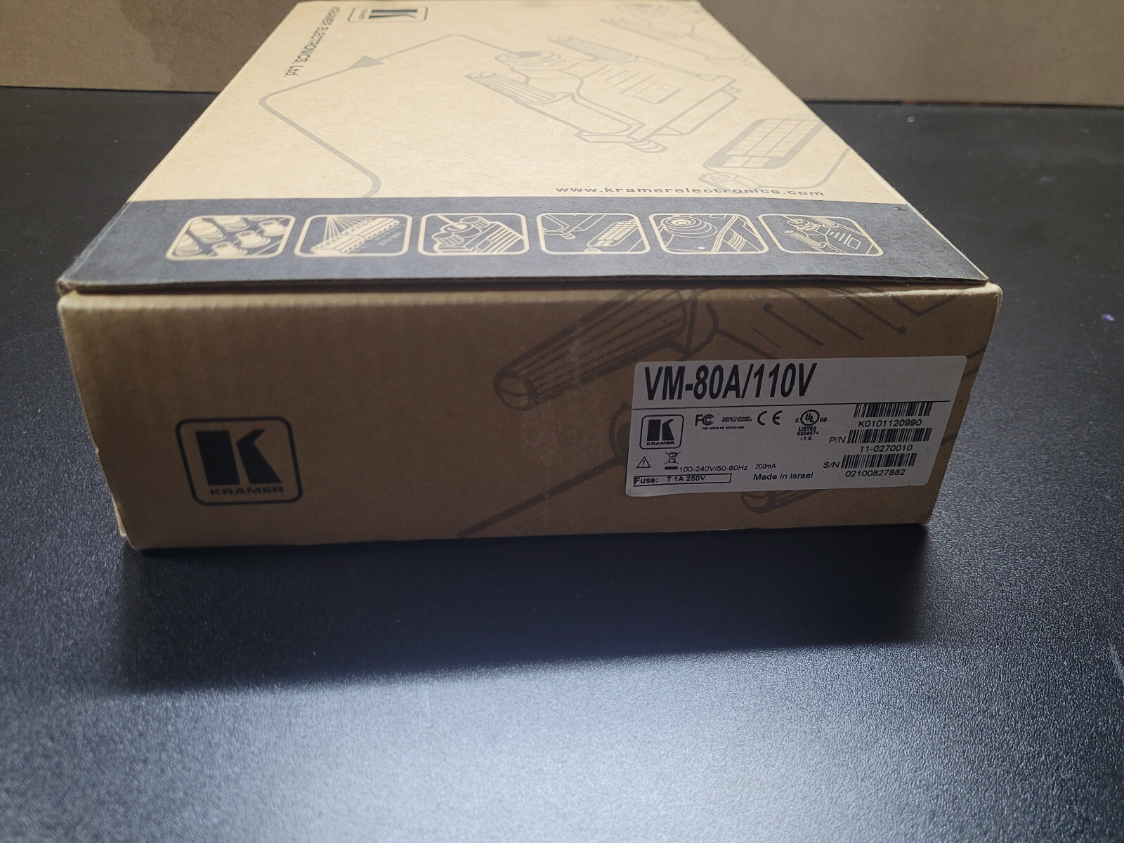 Kramer VM-80A 110V Audio Distributor Distribution Amplifier