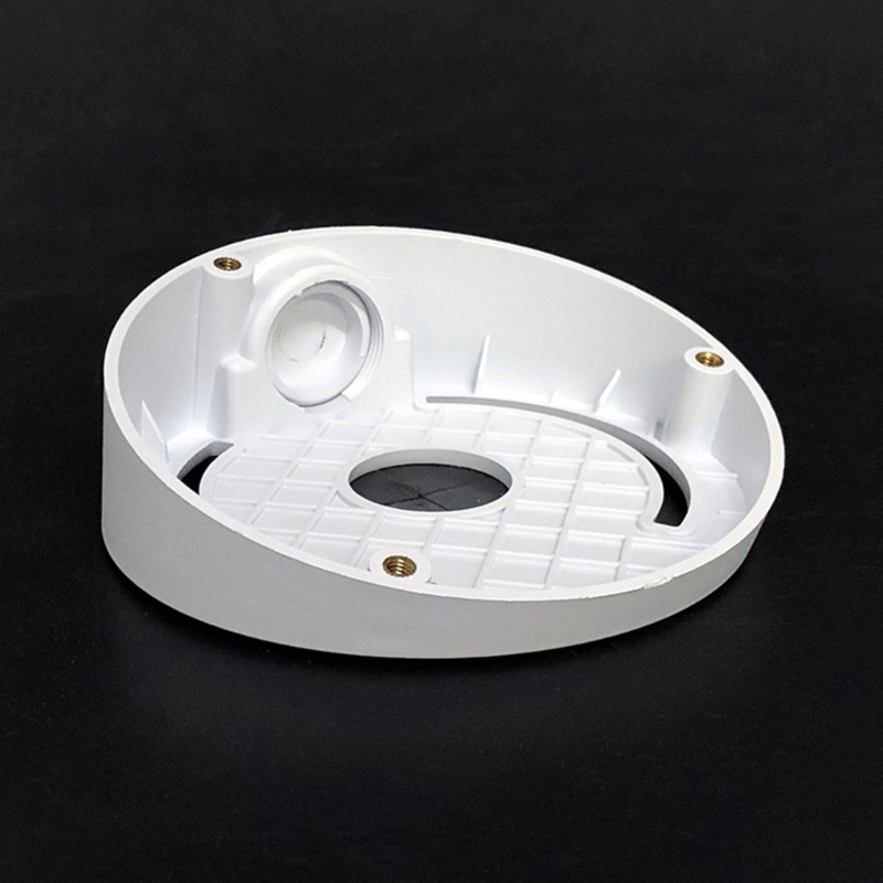 Compactly Sloped Security Camera Mount Lightweight Plastic Base For Space Saving