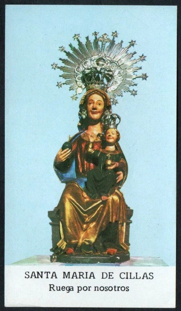 Holy card de la Virgin santino image pieuses estampa