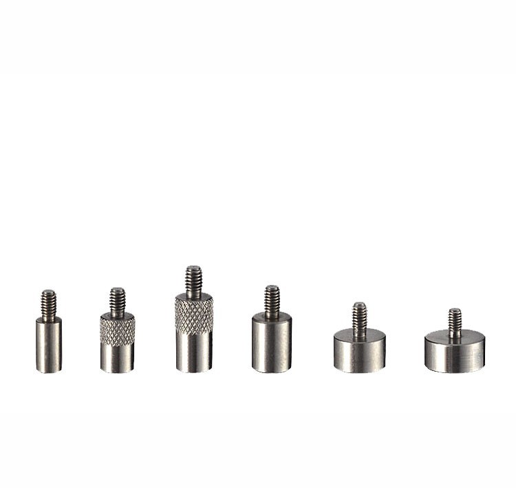 6 PCS Flat Point Contact Points For Thickness Gauge Drop Indicator Depth Gauge
