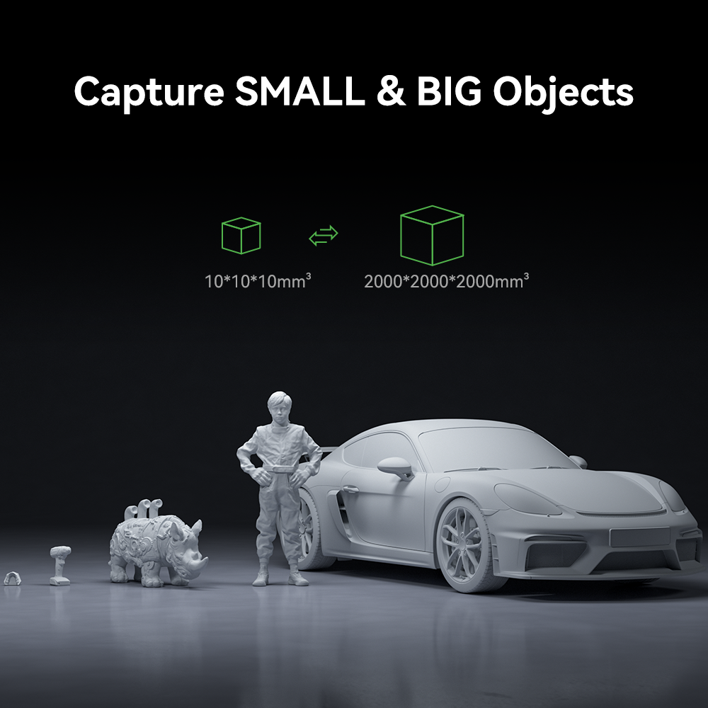 Creality 3D Scanner CR-Scan Otter 0.02mm Accuracy Scan for Black/Metal Objects
