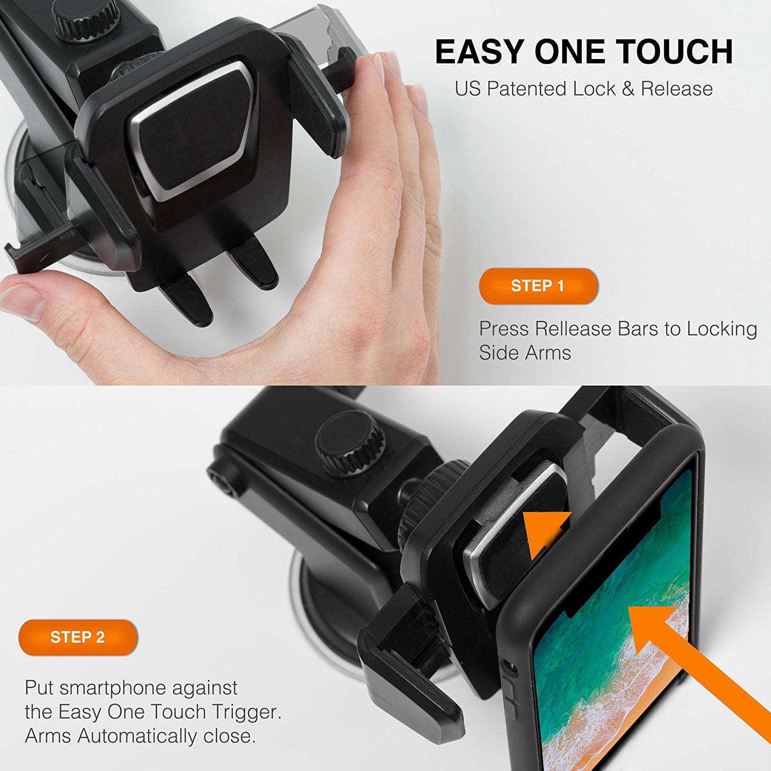 Universal 360º Car Holder Windshield Dashboard Mount Suction Cup For Cell Phone