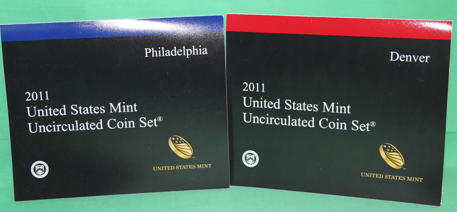 2011 P and D Uncirculated US Mint Annual Coin Set 28 Coins with COA