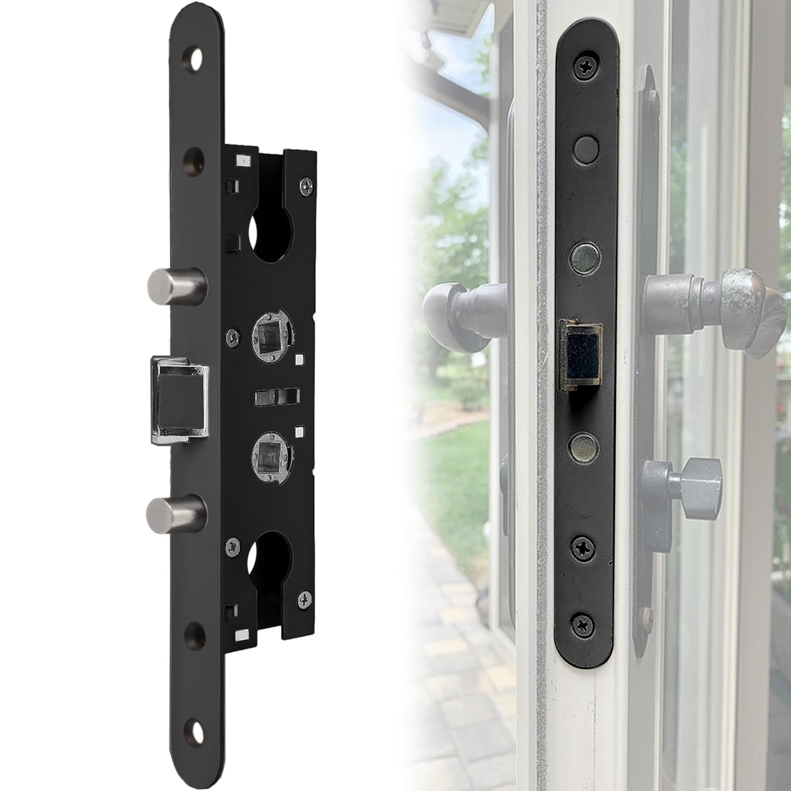 2-Point Bolt Mortise Lock Body Replacement for Pella Storm Door (Lock Mechani...