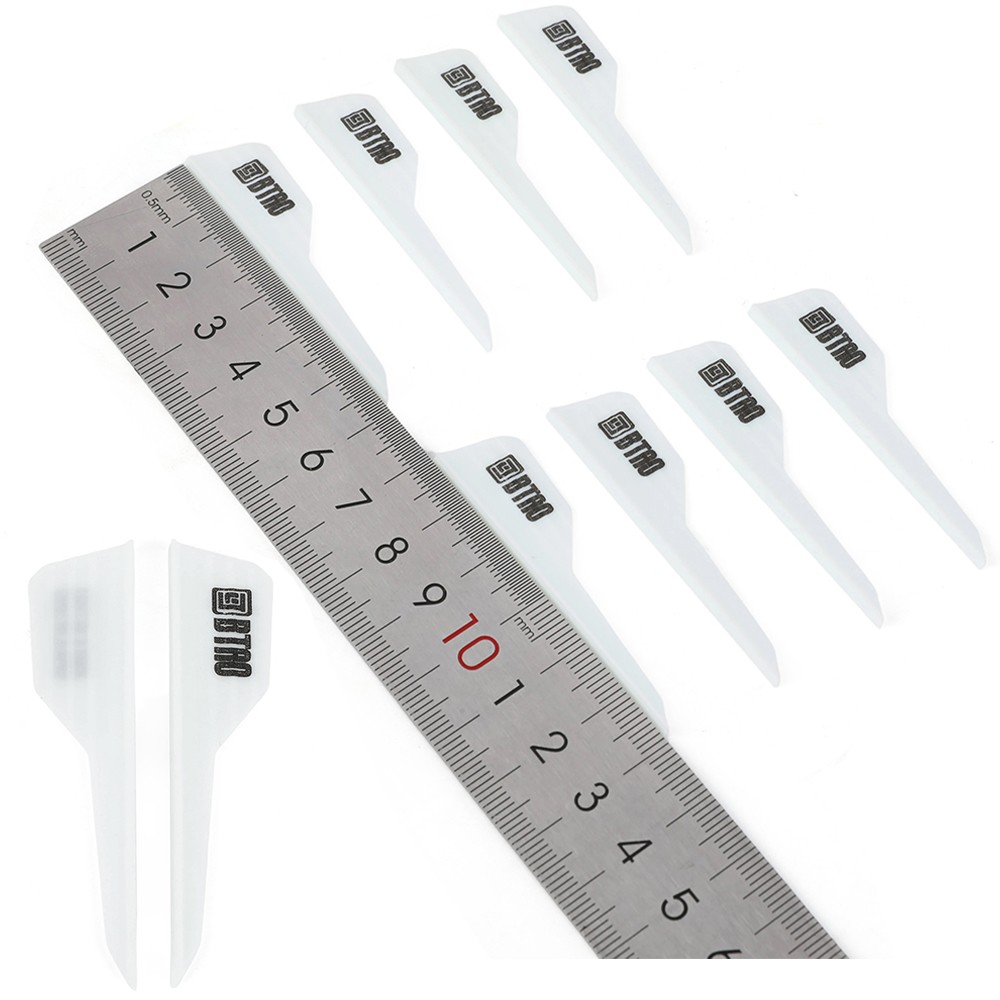 2.5Inch Rubber Durable Arrow Vanes 50X Archery Fletching Hunting Target Shooting