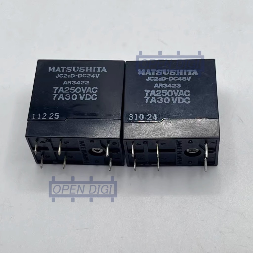 【1PC】Brand New Matsushita JC2AD-DC24V AR3422 RELAY GEN PURPOSE DPST 7A 250VAC