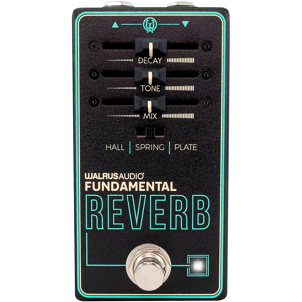 Walrus Audio Fundamental Series: Reverb Effects Pedal Black