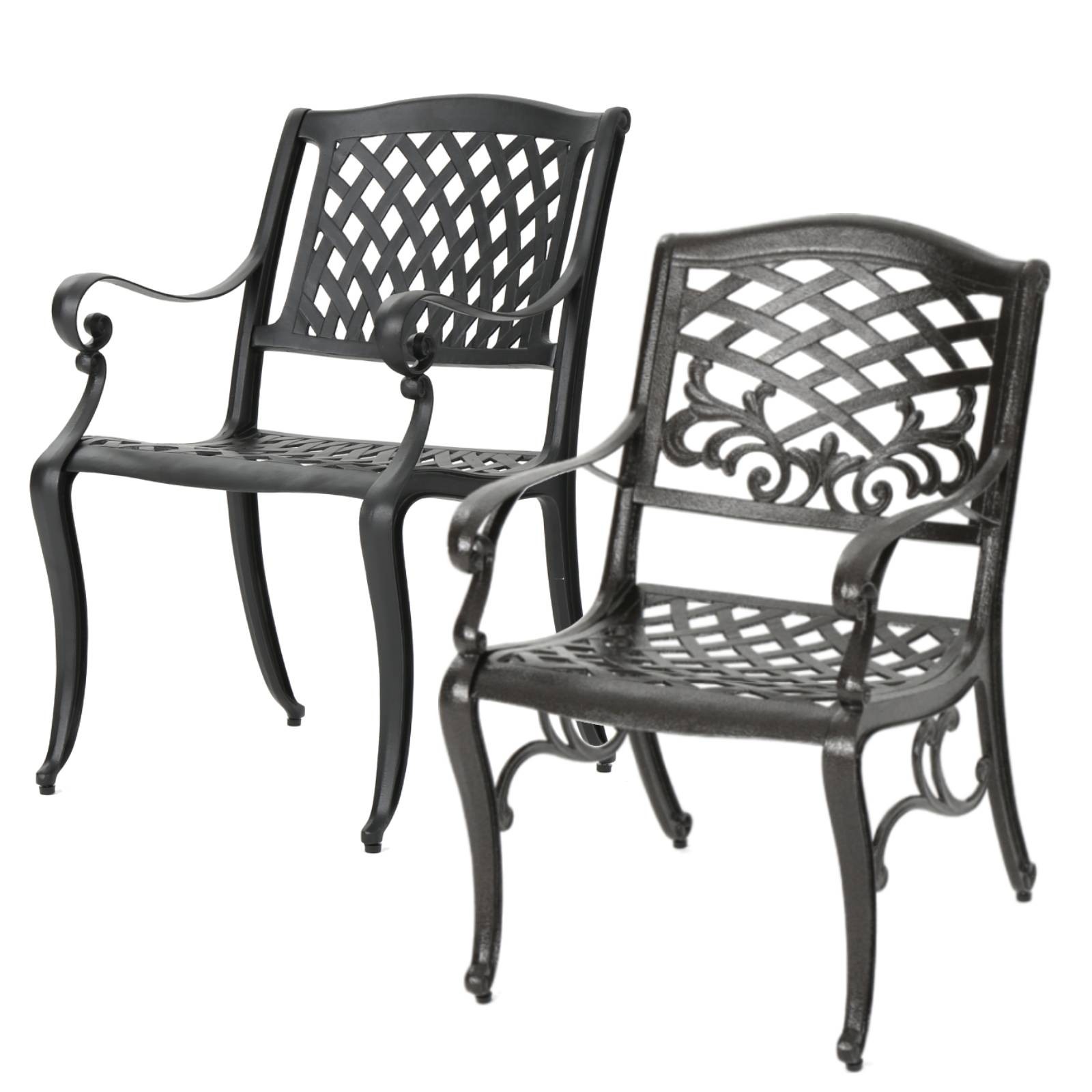 Garden Armchair Club Chair Outdoor Furniture Patio Seat Relaxing Chair Set of 2