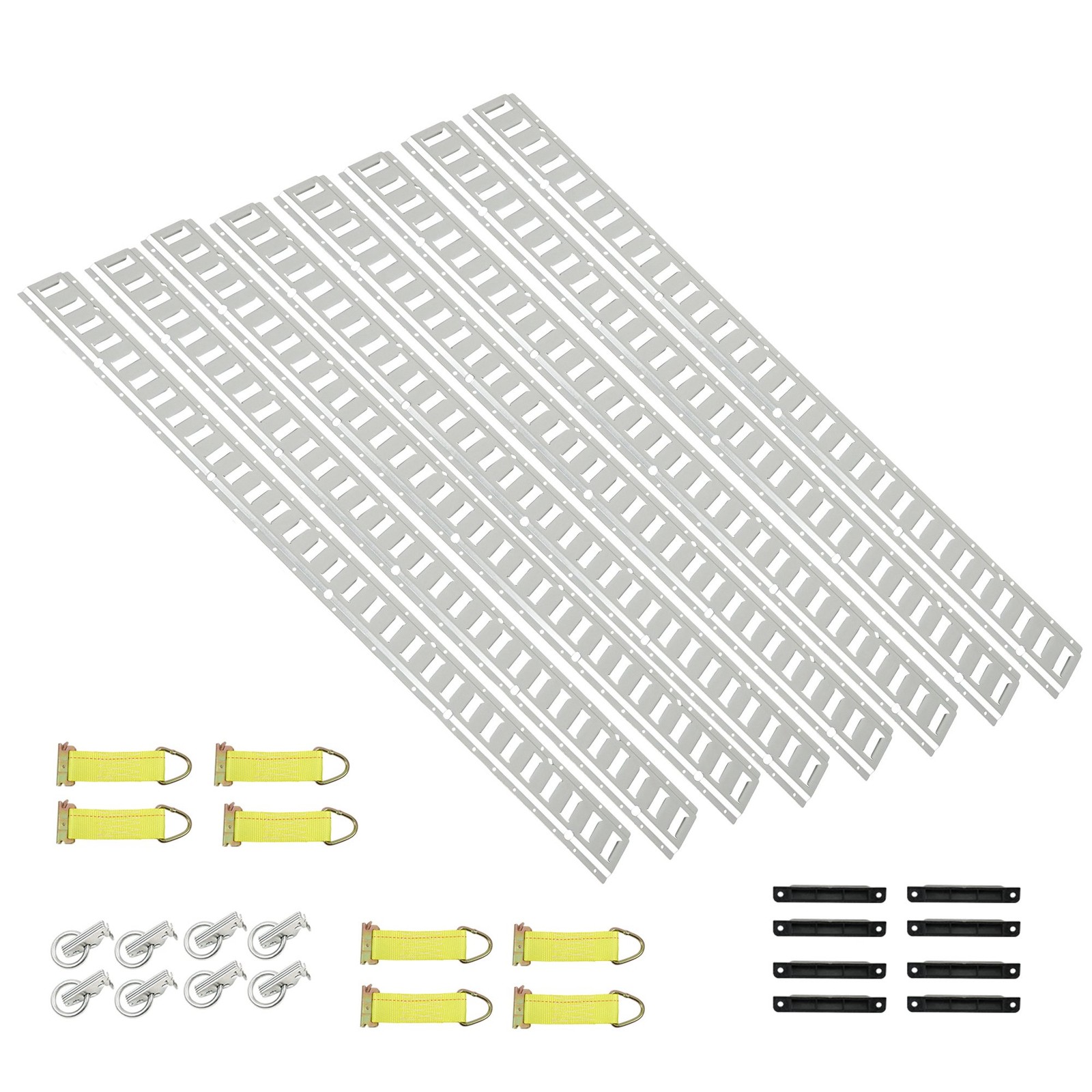 For E Track Rails 34 PCS E Track Tie Down Rail Kit 5' Enclosed Cargo Trailer