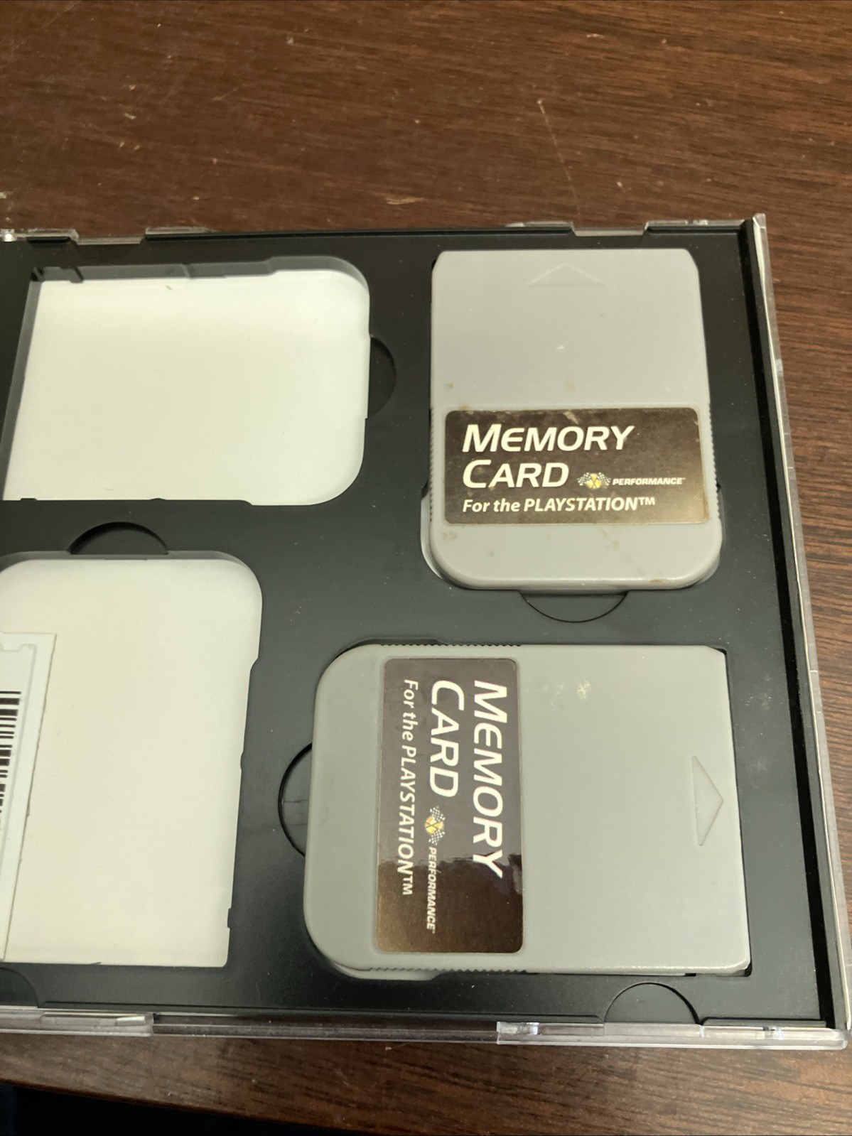 InterAct Performance Sony PlayStation 1 PS1 Memory Card Case Holder 2 Card