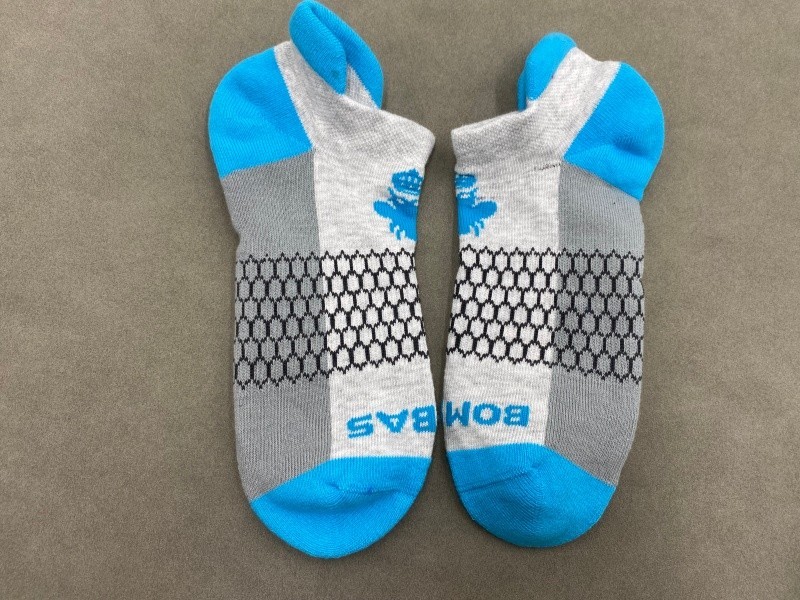 5 Pairs Bombas Midweight Honeycomb Women's Multicolor Solid Ankle Sock Size M