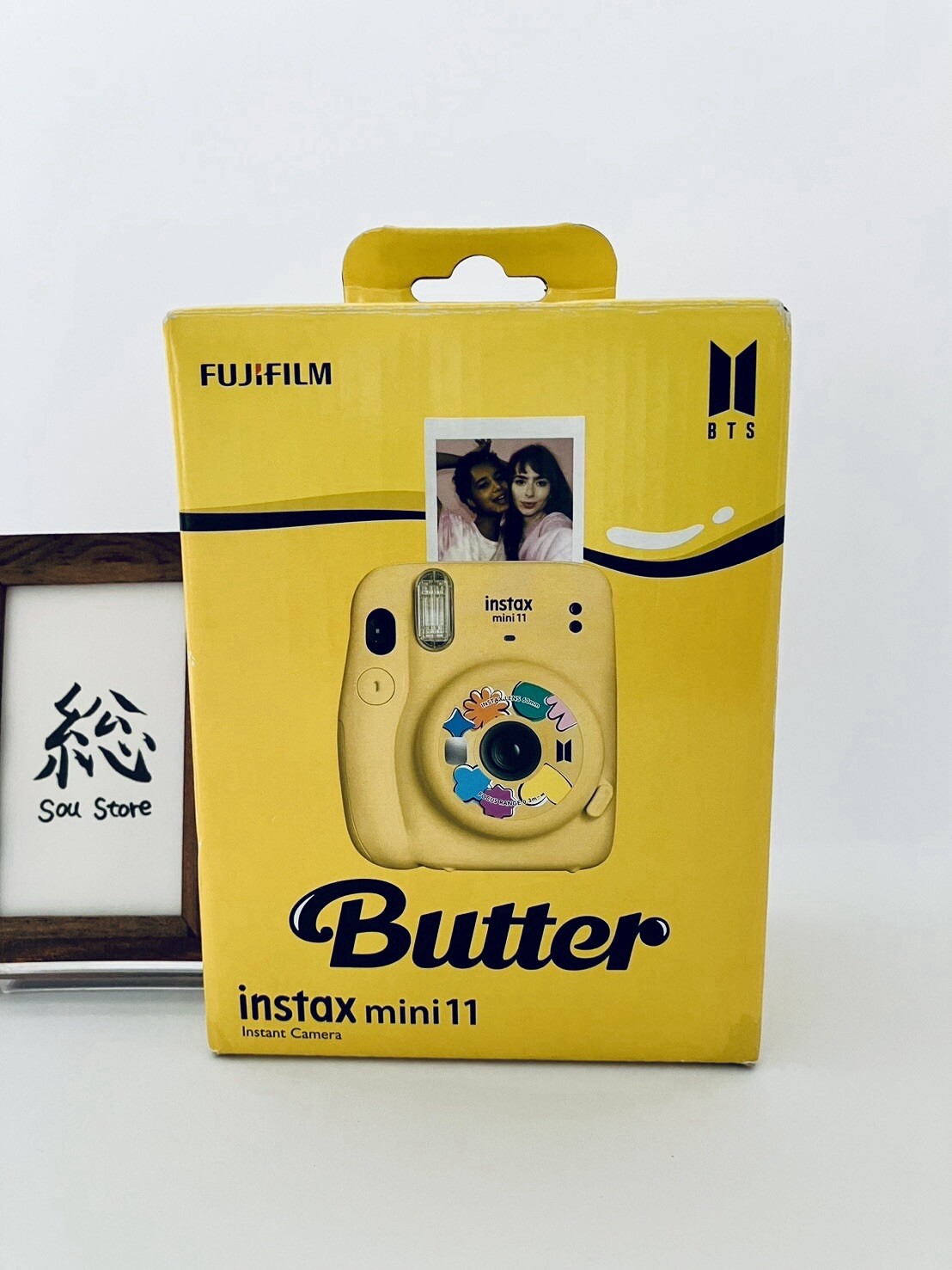 BTS Butter FUJIFILM Instax Mini 11 instant Camera Yellow K-POP  With Box NEW