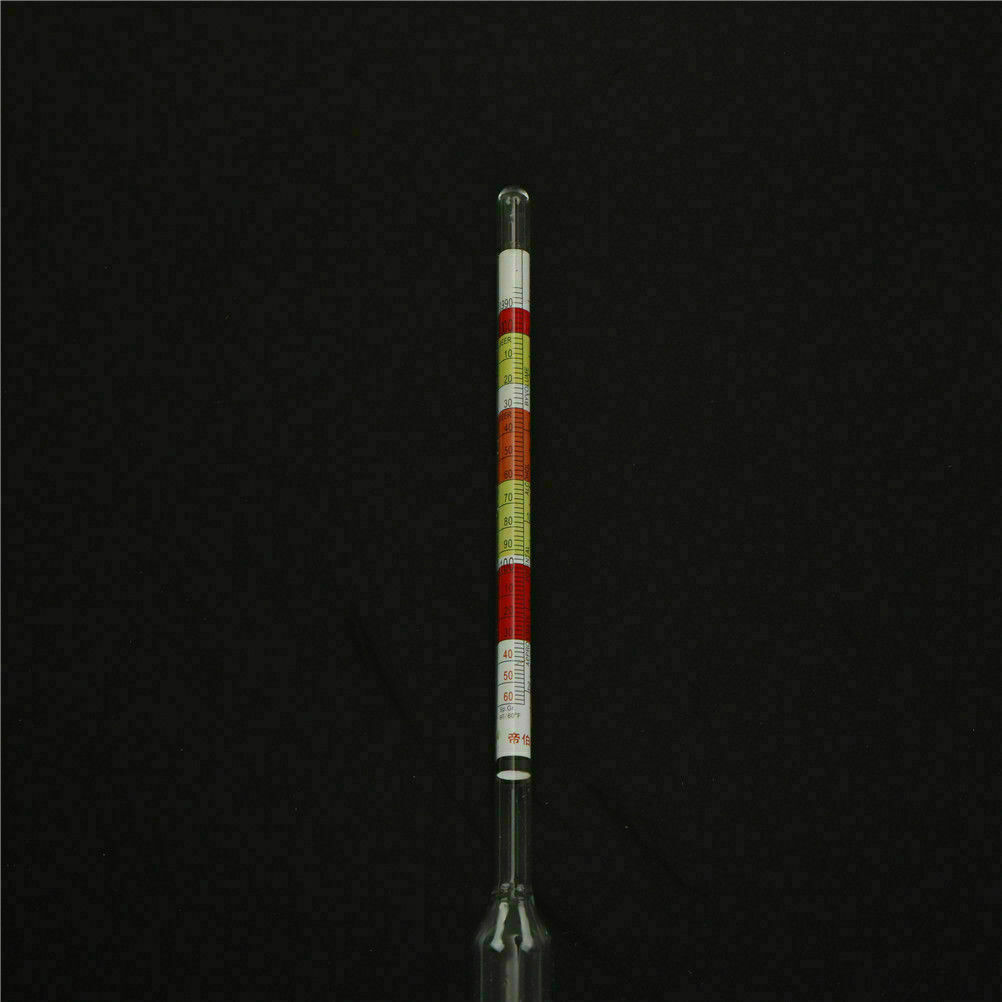 2x/Pk Beer & Wine Hydrometer for Homebrewing Wine Maker Triple Scale Hydrometer