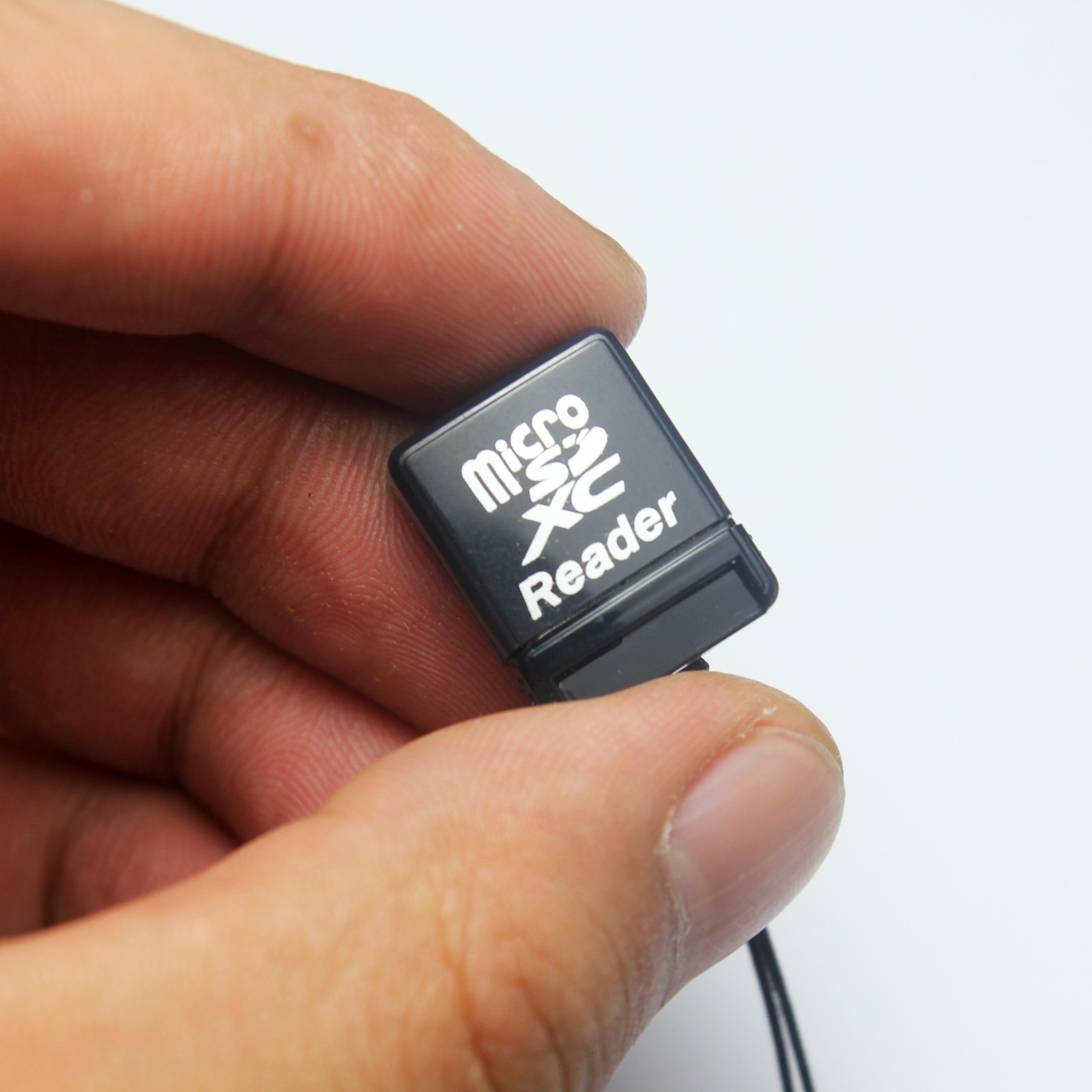 10pcs Super Mini MicroSDXC Card USB 2.0 Reader, Support MicroSDXC Up to 512GB