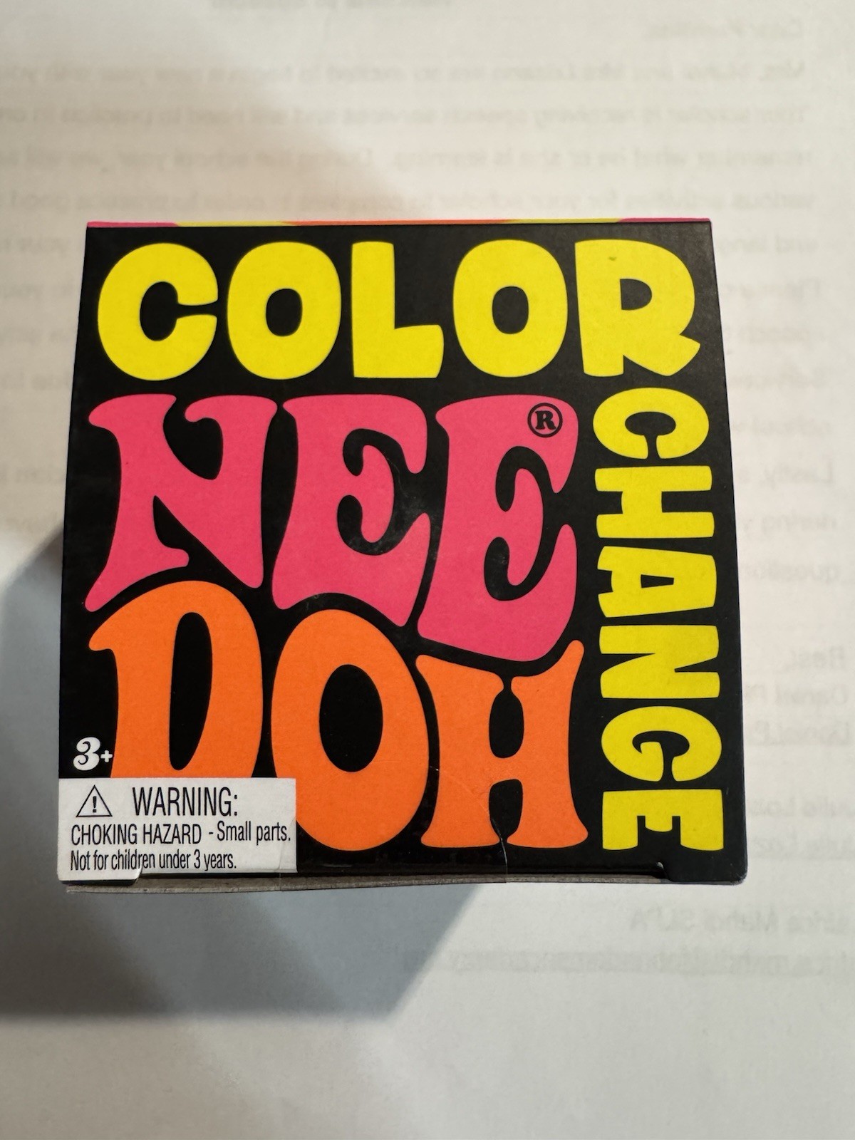 NeeDoh Color Changing Yellow