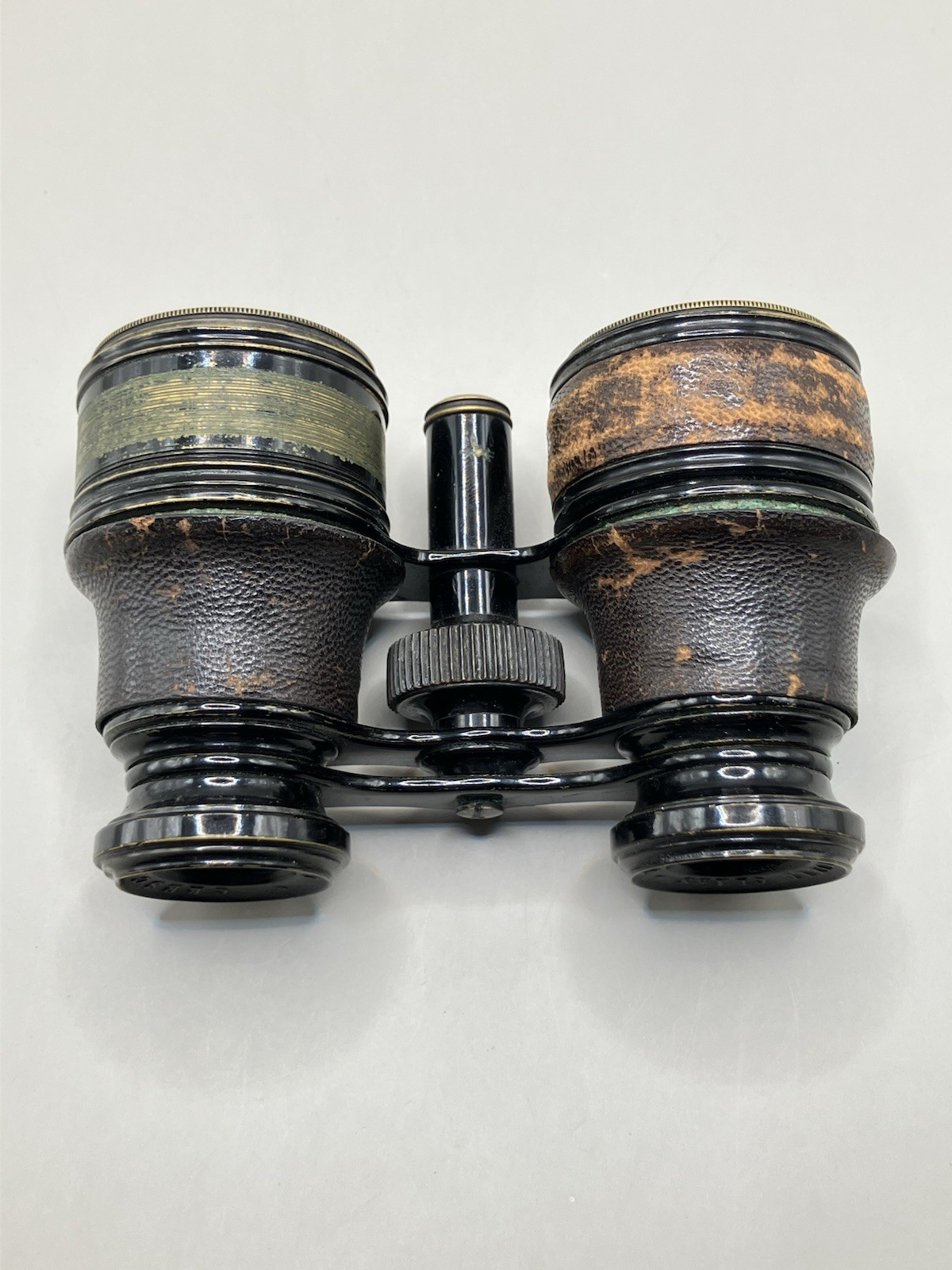 Antique Brass Binoculars Opera Crescent Field Class Long Range Leather
