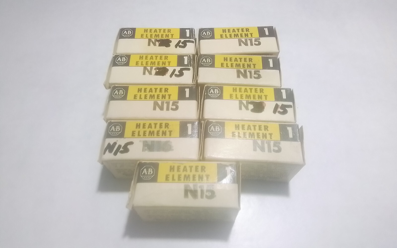 LOT OF 9 ALLEN BRADLEY N15 HEATER ELEMENT (TR95)