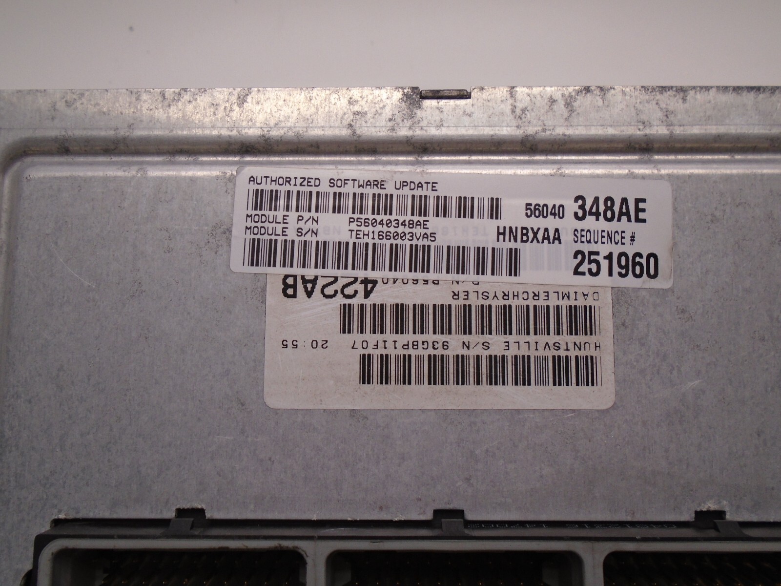 '00 Dodge Dakota ECU ECM computer 3.9 V6 56040348AE