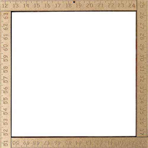 Wood Frame Ruler 10" RLR Just A little Box