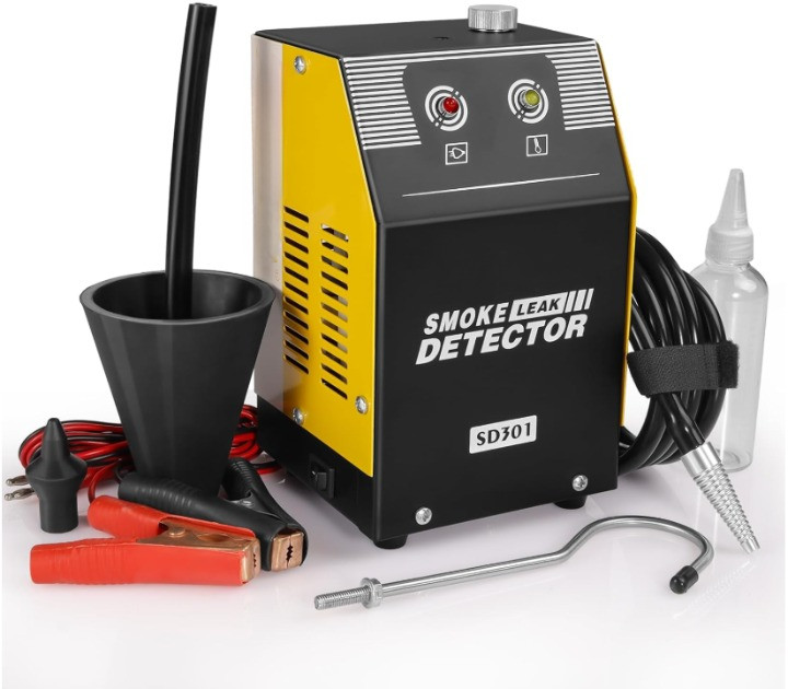 Detector Fugas Humo Automotriz 12V EVAP Tester Vacío Sistema Tuberías, Nuevo