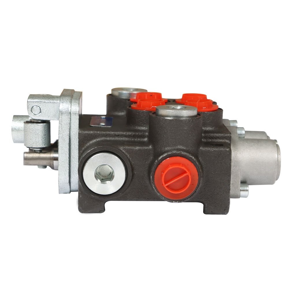 2Spool Hydraulic Joystick Control Valve 11 gpm Directional Double Control Valve