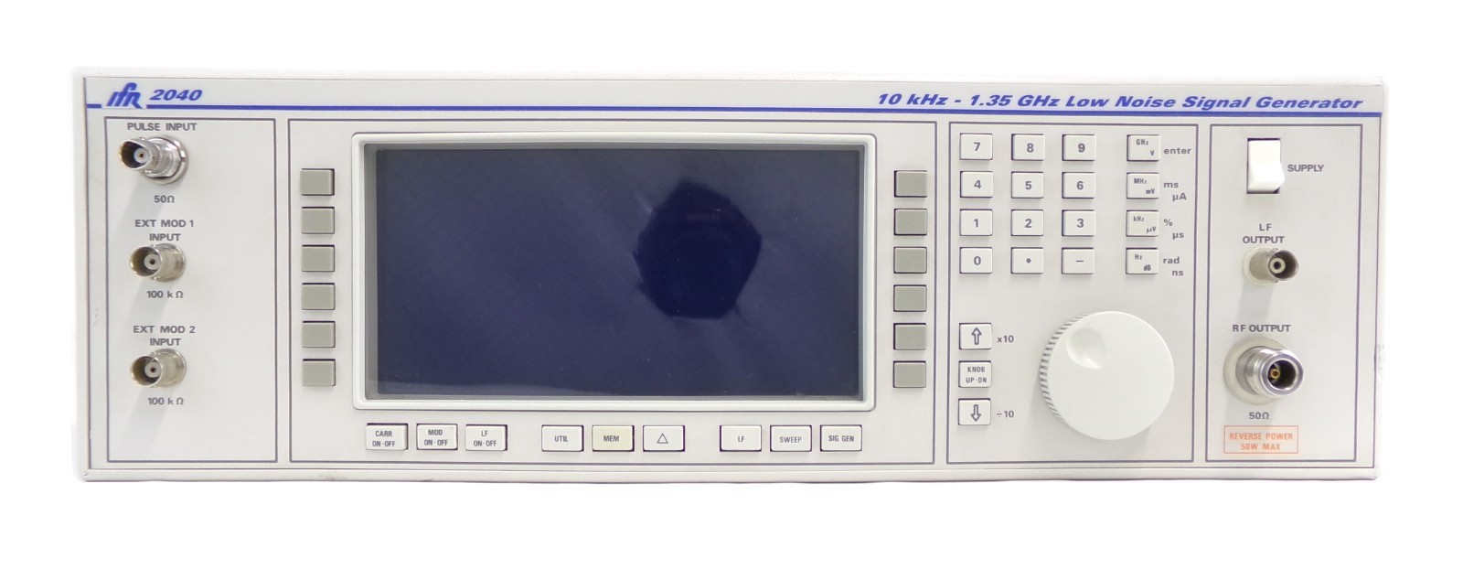 IFR 2040 10khz-1.35Ghz Low Noise Signal Generator Ver. 9.15 Error 26 Untested