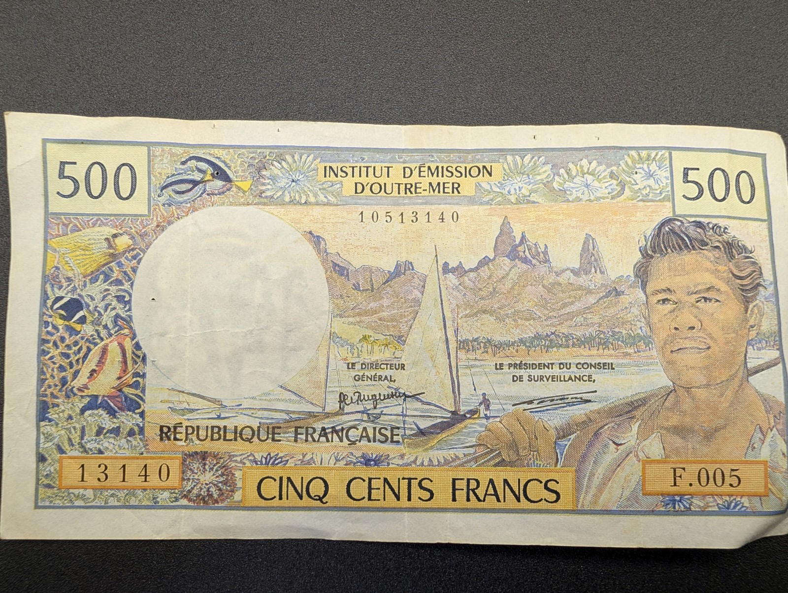 New Caledonia 1985 500 Francs
