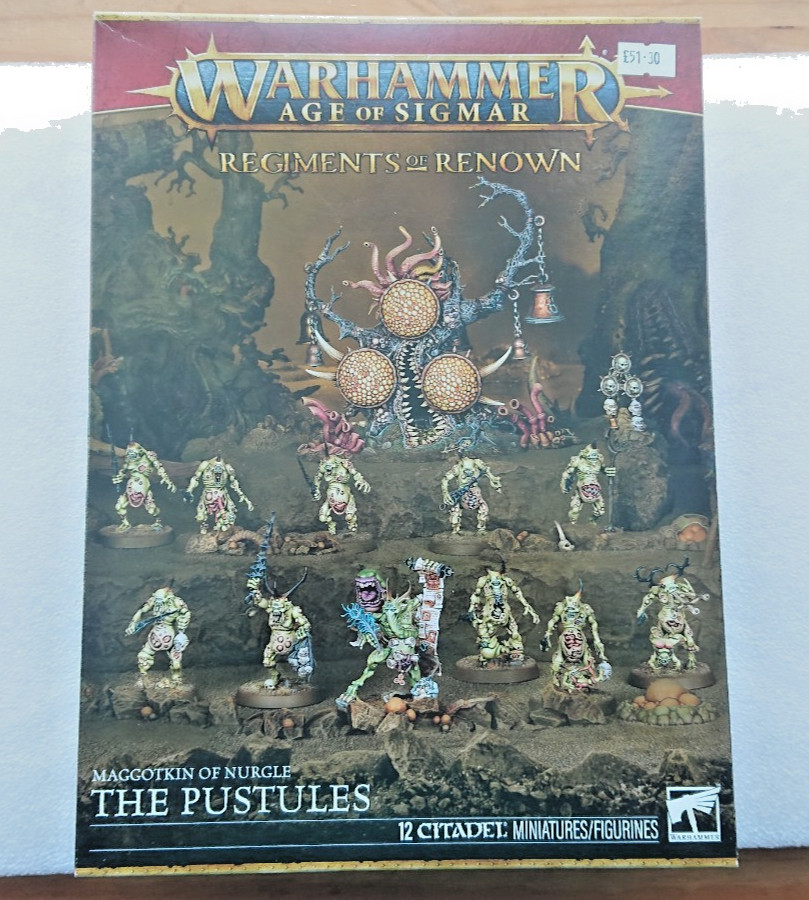 Games Workshop Warhammer 83-106 Age of Sigmar Regiments of Renown "THE PUSTULES"
