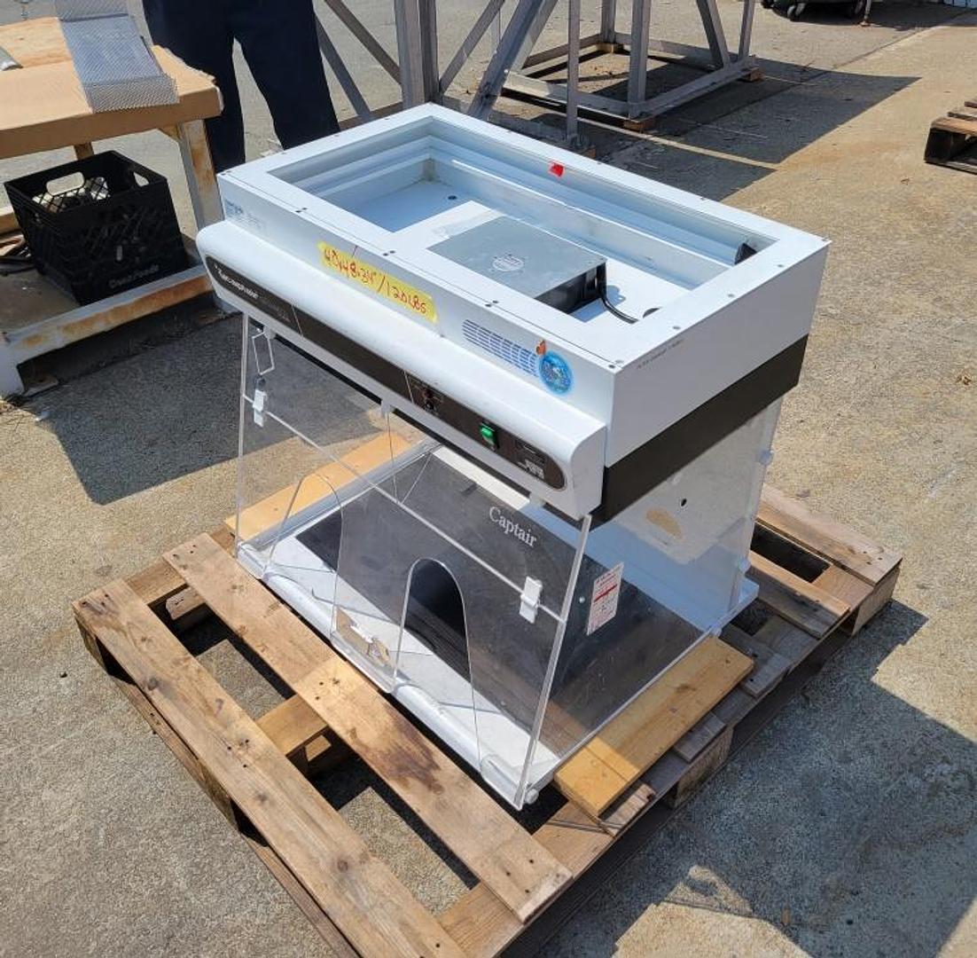 Fume Hood, 29" x 19" x 24", Captair, Mdl Powdercap 811