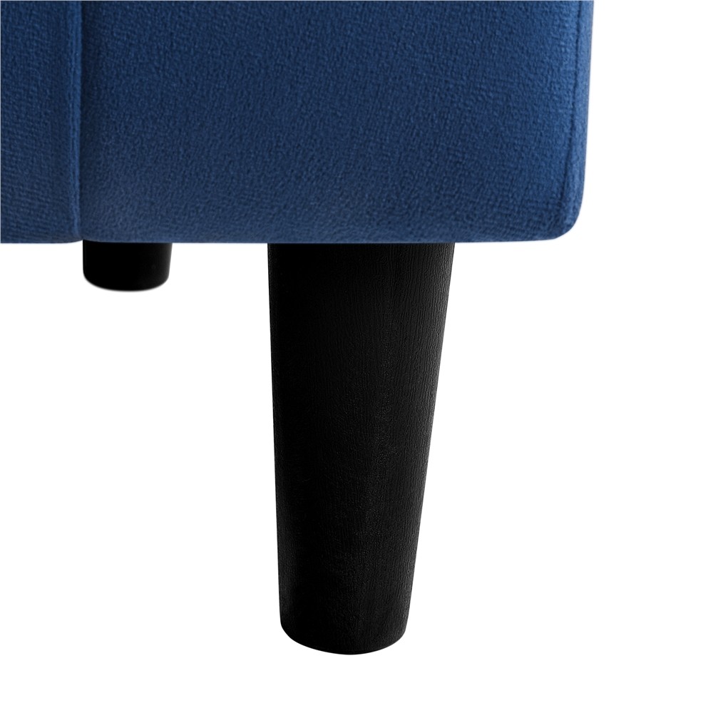 Velvet Accent Chair Modern Barrel Chair For Living Room Bedroom Sturdy