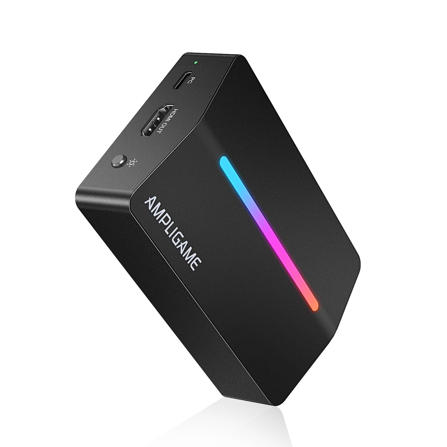 Fifine AmpliGame Video Capture Card HD 1080 60fps for Audio Video, Gaming, Black