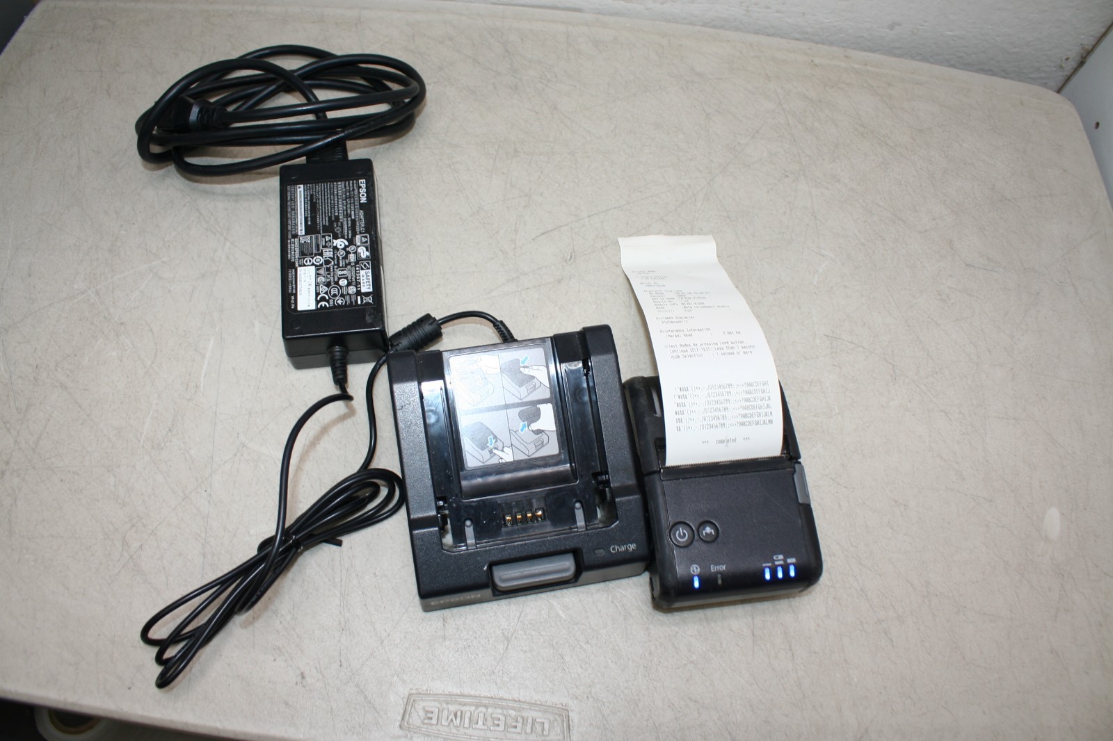 Epson TM-P20 M327B Mobilink Bluetooth Receipt Printer w/ OT-SC20 Charger