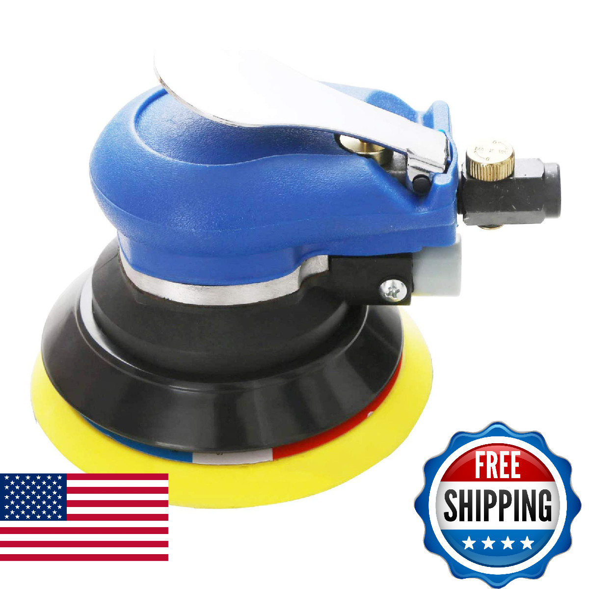 Huaxiu Professional Air Random Orbital Sander Heavy Duty Dual Action Pneumatic