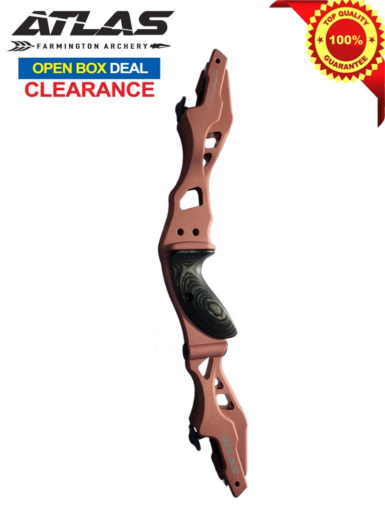 Farmington Archery 19" Atlas T6 Aluminum Machined CNC ILF Riser / Open Box Deal