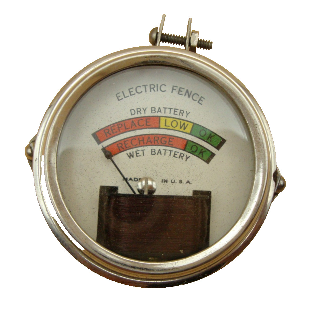 ELECTRIC FENCE ANALOG BATTERY METER   (Qty 1)