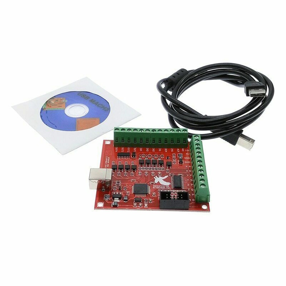 USB CNC Controller Card 3.15*3.03inch Motion Controller 0-10V Output for port