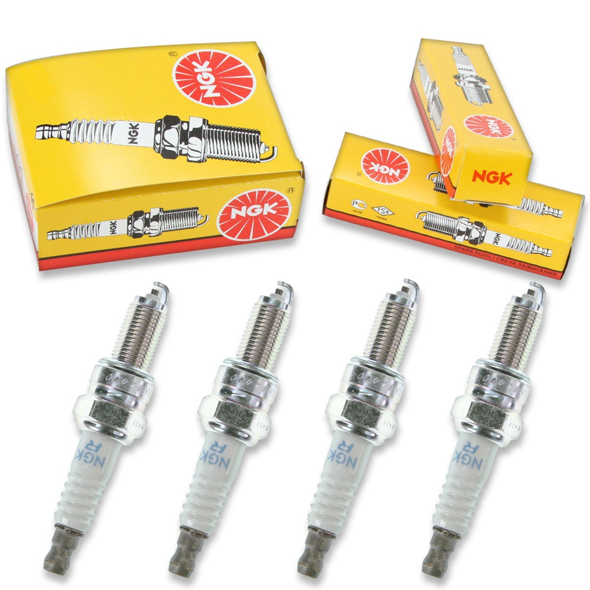 4pcs 04-05 Victory Vegas NGK Standard Spark Plugs Kit Set Engine eh