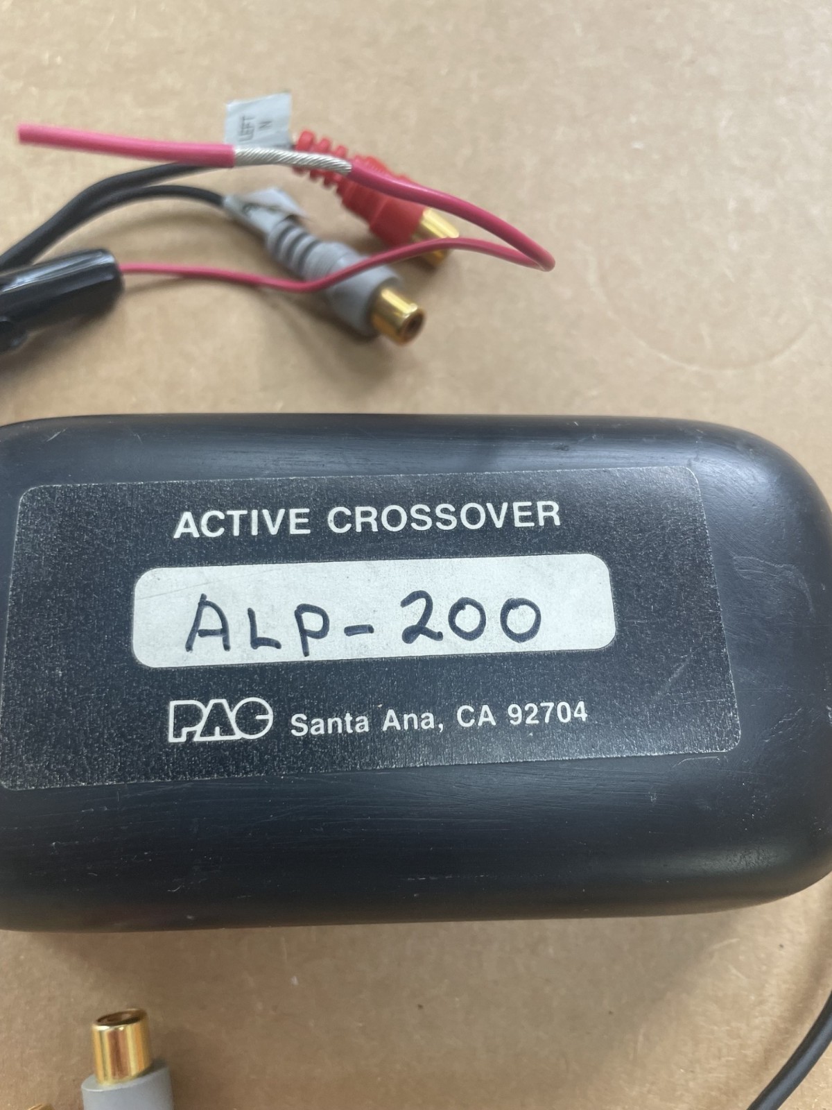PAC "Old School" 200 hz. Active Crossover 12v.