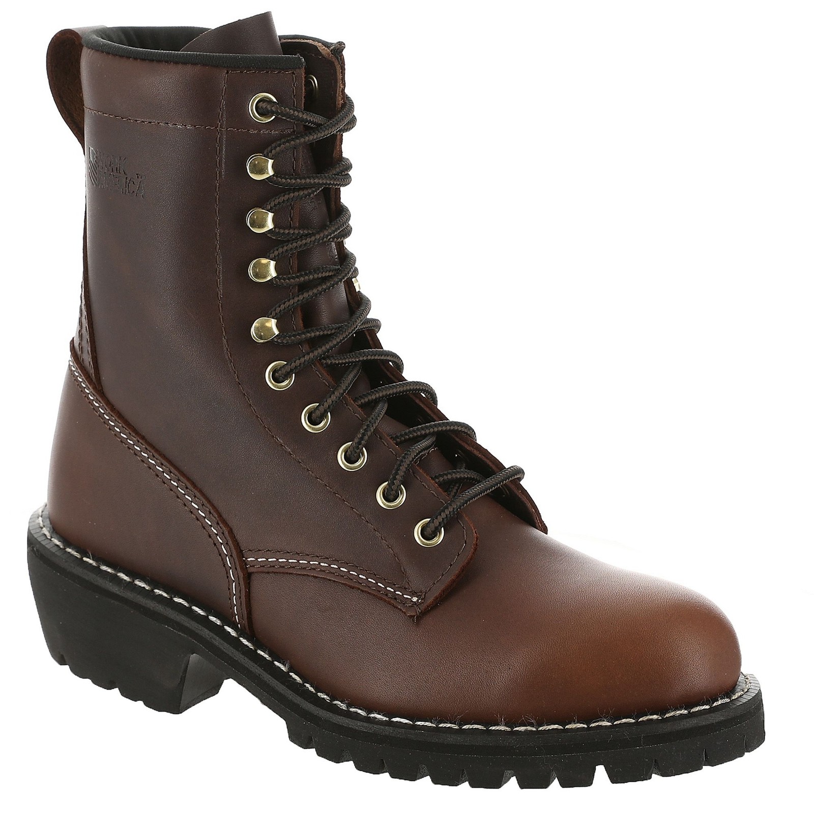 Work America® Men's 8" Regular Toe
