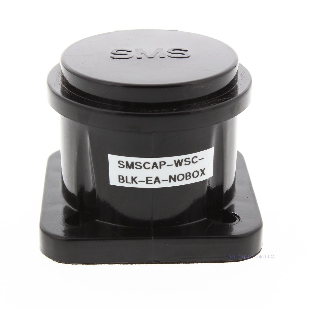 Black Molded Panel Mount Snap Back Cover Protective Cap