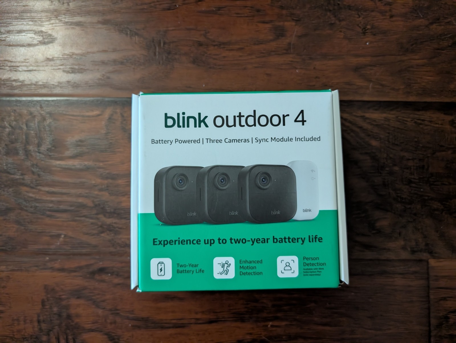Blink Outdoor 4 3-Camera System with Sync Module - Brand New Sealed