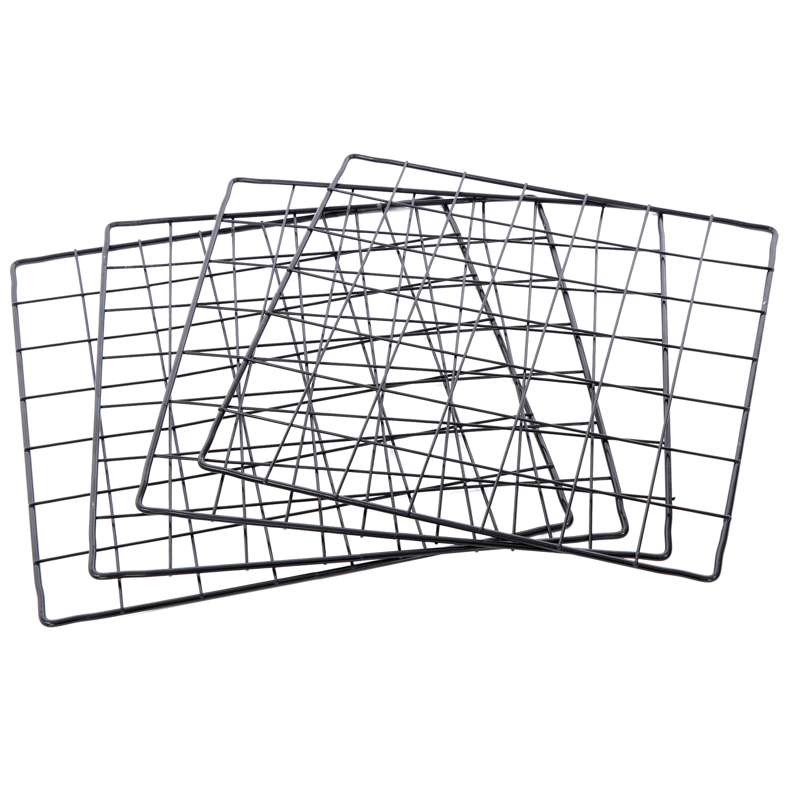 2X 12-Cube Storage Shelf Storage Bins Wire Cube Storage Organizer Modular