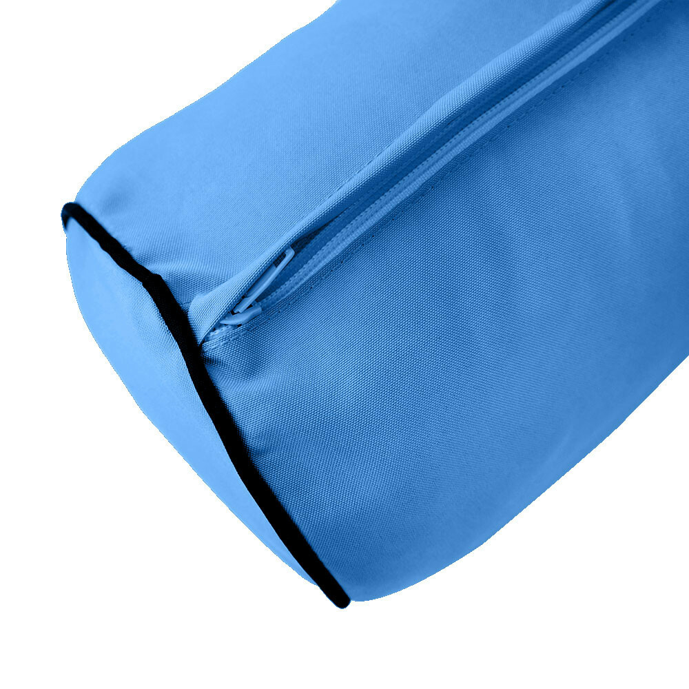 |COVER ONLY| STYLE 2 Queen Bolster Pillow Daybed Porch Swing Contrast Trim AD102