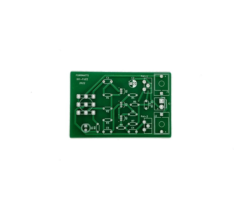 Forrmatts DIY Fuzz Pedal PCB